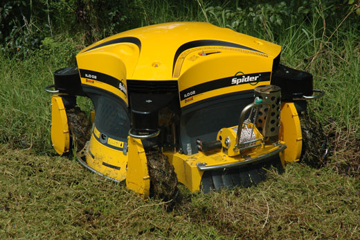 Spider ILD02 Drain & waterway slope mowing