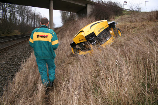 Spider ILD02 Drain & waterway slope mowing
