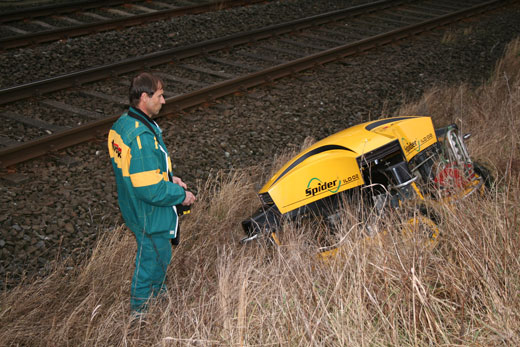 Spider ILD02 Drain & waterway slope mowing