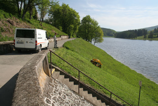 Spider ILD02 Drain & waterway slope mowing